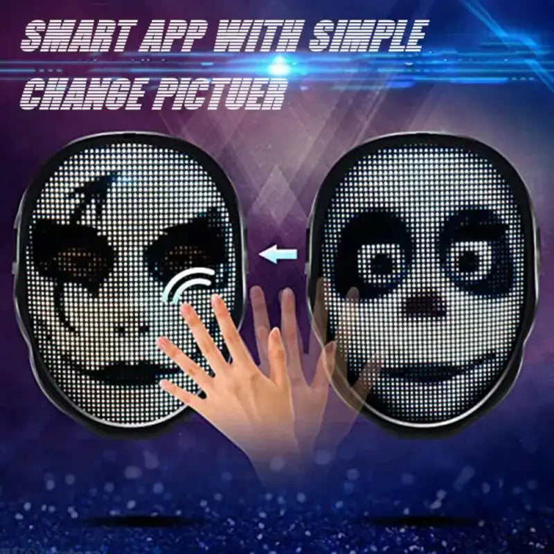 LED App Mask Bluetooth App Control Face Masks