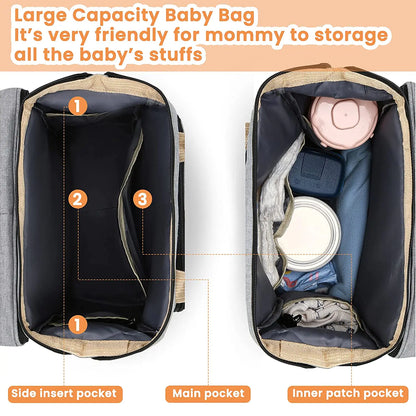 Napmate Portable Crib Backpack Diaper Bag